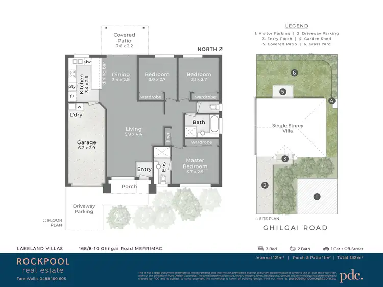 Floorplan of Homely townhouse listing, 165/8 Ghilgai Road, Merrimac QLD 4226
