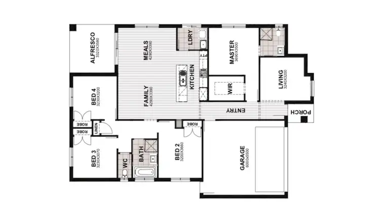 Floorplan of Homely house listing, Address available on request
