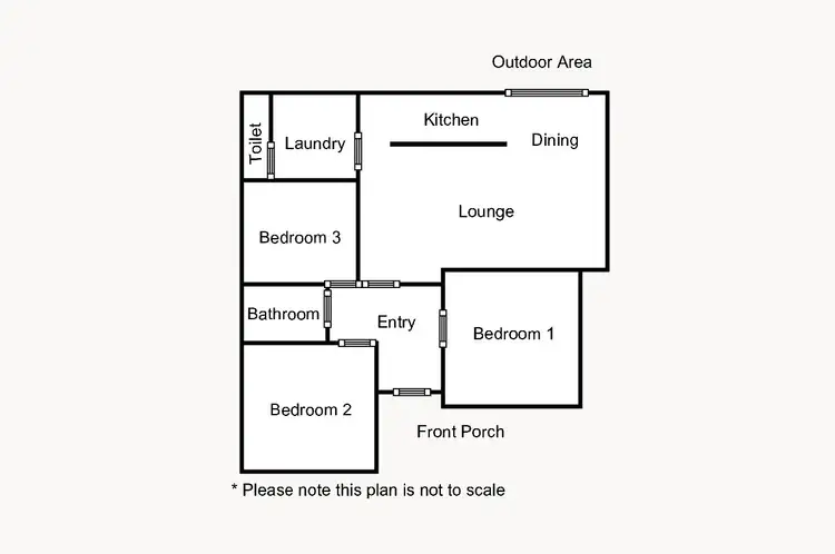Floorplan of Homely house listing, 2 Baker Street, Nhill VIC 3418