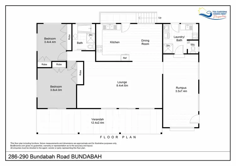 Floorplan of Homely house listing, 286-290 Bundabah Road, Bundabah NSW 2324