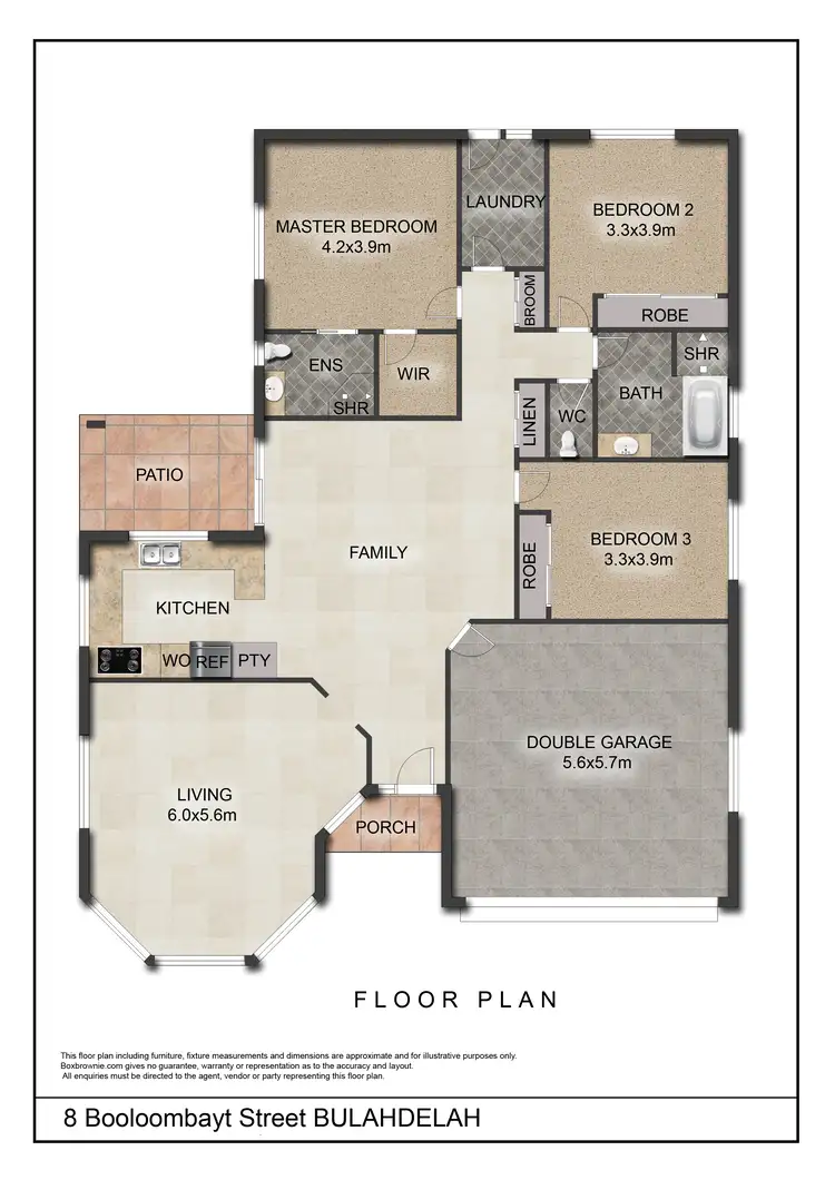 Floorplan of Homely house listing, 8 Booloombayt Street, Bulahdelah NSW 2423