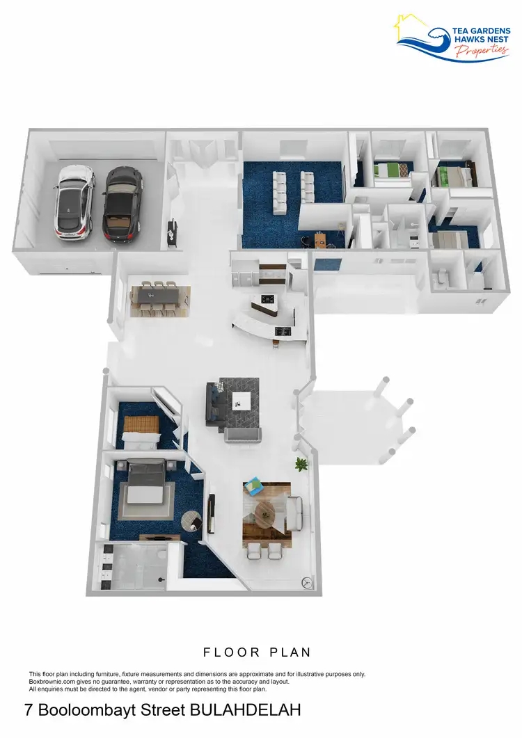 Floorplan of Homely house listing, 7 Booloombayt Street, Bulahdelah NSW 2423
