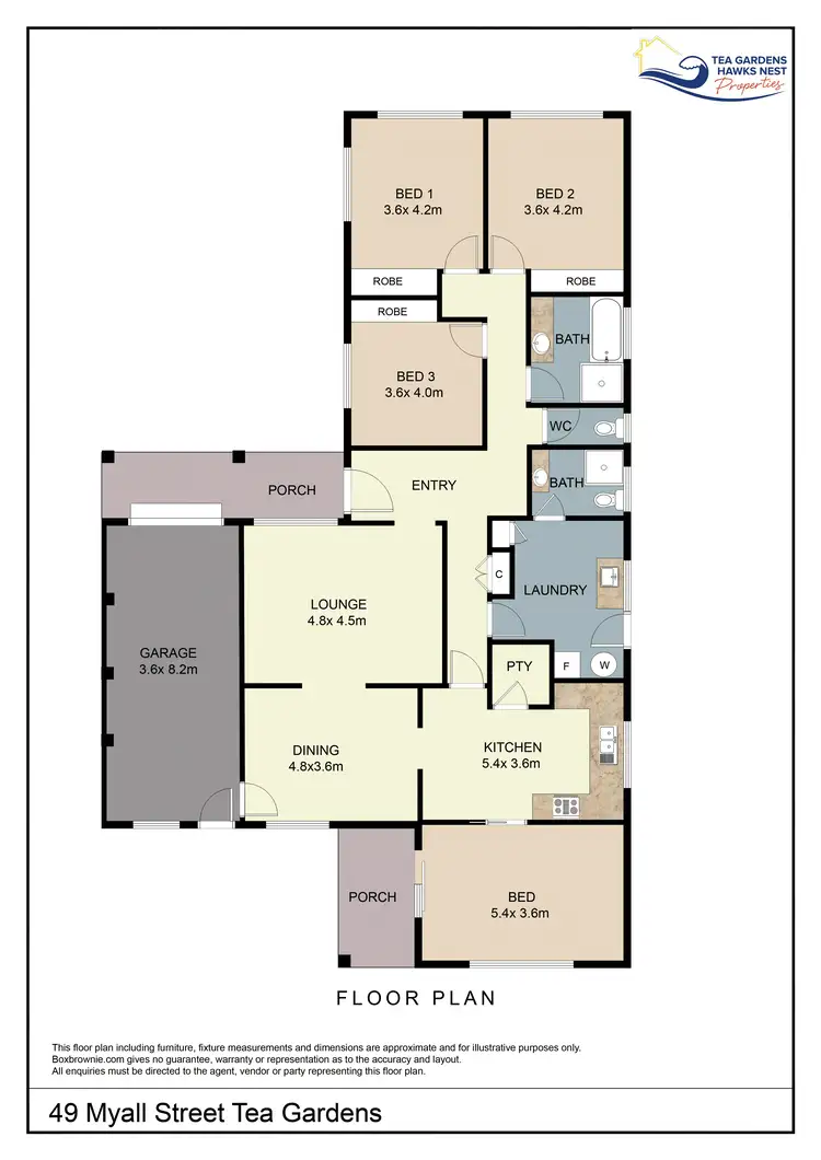 Floorplan of Homely house listing, 49 Myall Street, Tea Gardens NSW 2324
