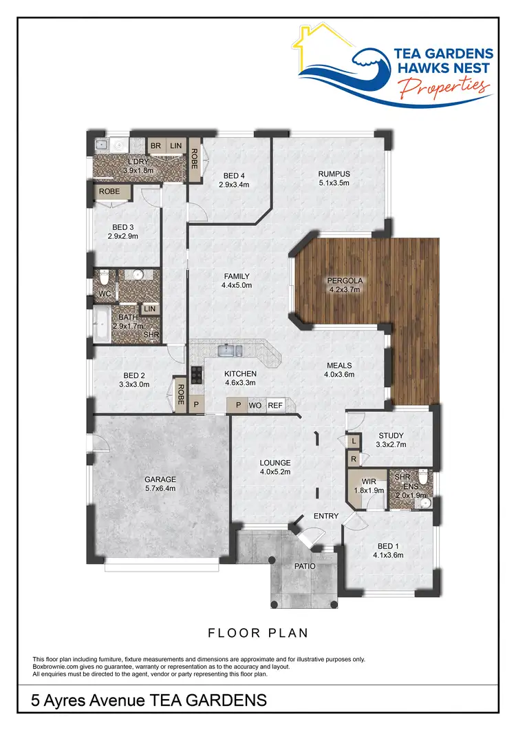 Floorplan of Homely house listing, 5 Ayres Avenue, Tea Gardens NSW 2324