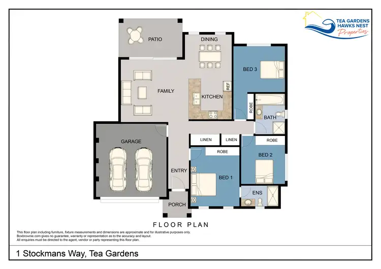 Floorplan of Homely house listing, 1 Stockmans Way, Tea Gardens NSW 2324