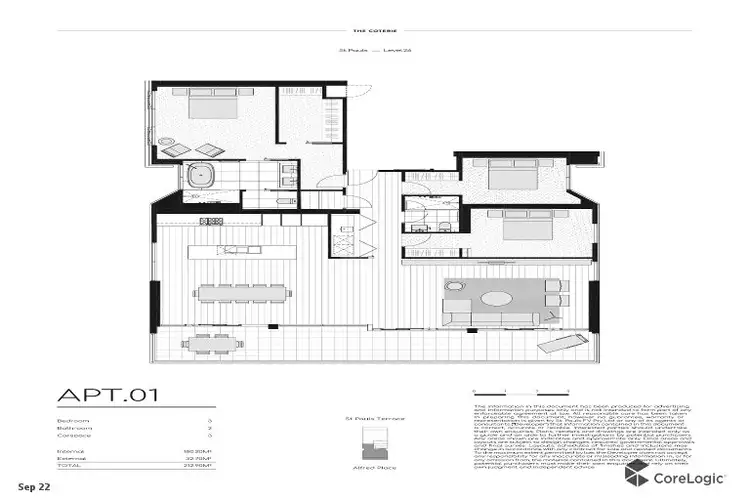 Floorplan of Homely apartment listing, 2601/365 St Pauls Terrace, Fortitude Valley QLD 4006