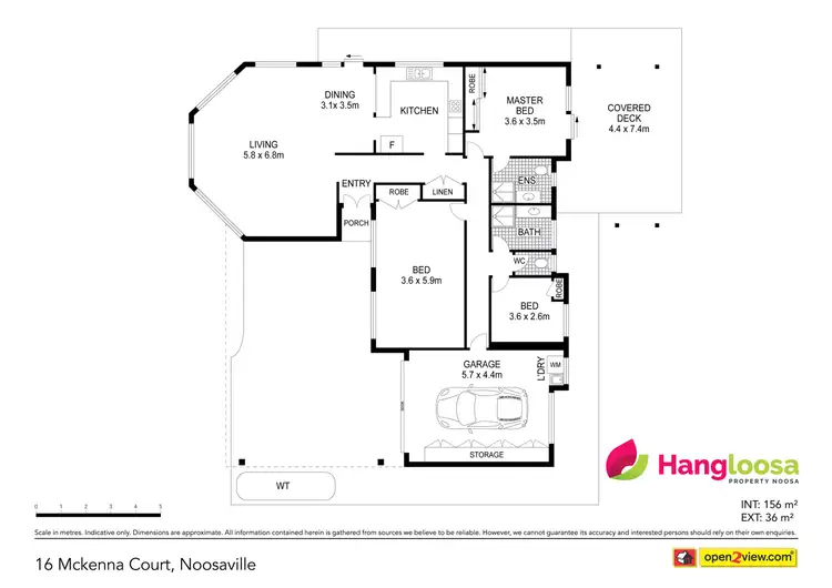 Floorplan of Homely house listing, 16 McKenna Court, Noosaville QLD 4566