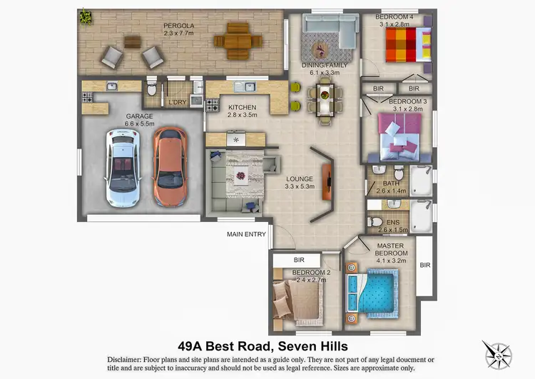 Floorplan of Homely house listing, 49A Best Road, Seven Hills NSW 2147