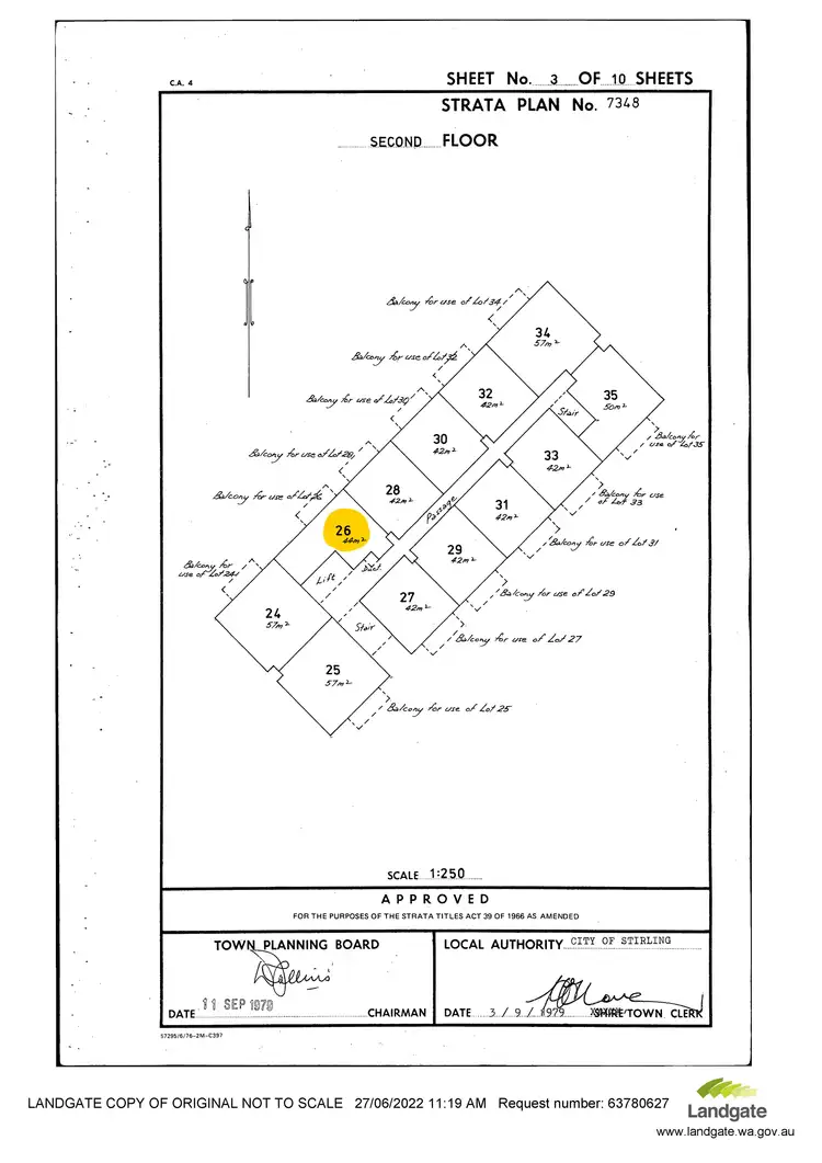 Floorplan of Homely apartment listing, 204/36 Tenth Avenue, Maylands WA 6051
