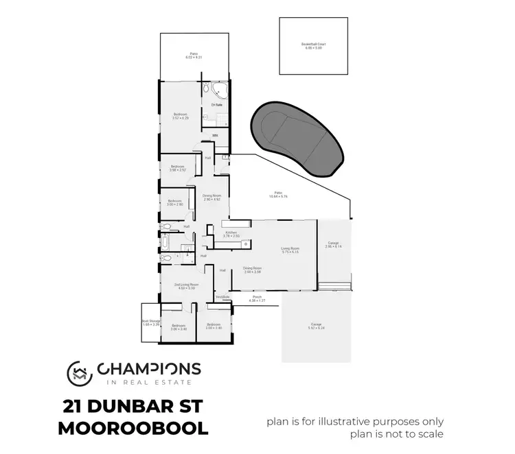 Floorplan of Homely house listing, 21 Dunbar Street, Mooroobool QLD 4870