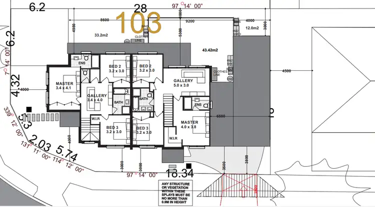 Floorplan of Homely land listing, LOT 103, 46 Showman Drive, Diggers Rest VIC 3427