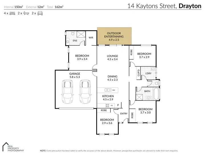 Floorplan of Homely house listing, 14 Kaytons Street, Drayton QLD 4350