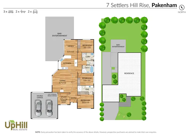 Floorplan of Homely house listing, 7 Settlers Hill Rise, Pakenham VIC 3810