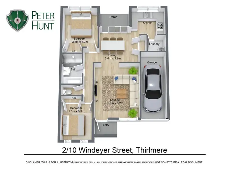 Floorplan of Homely house listing, 2/10 Windeyer Street, Thirlmere NSW 2572