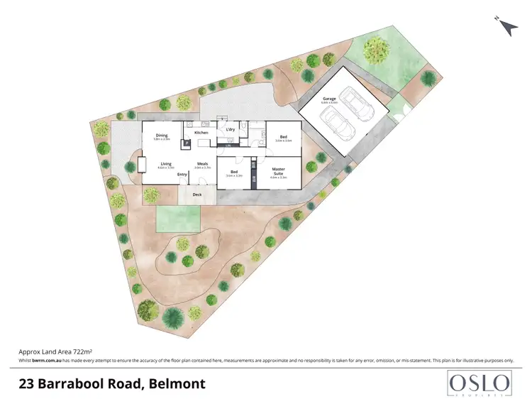 Floorplan of Homely house listing, 23 Barrabool Road, Belmont VIC 3216