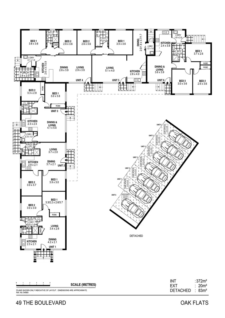 Floorplan of Homely block of units listing, 1 6/49 The Boulevarde, Oak Flats NSW 2529