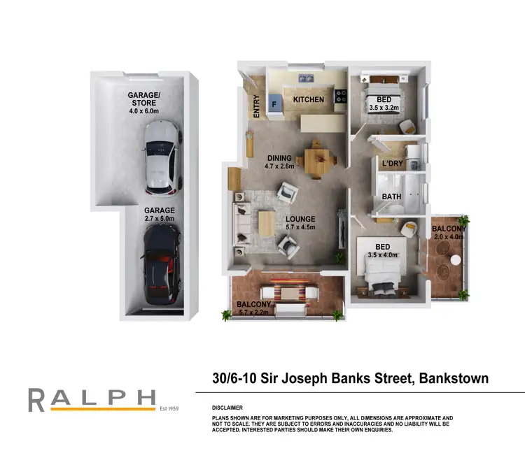 Floorplan of Homely unit listing, 30/6-10 Sir Joseph Banks Street, Bankstown NSW 2200
