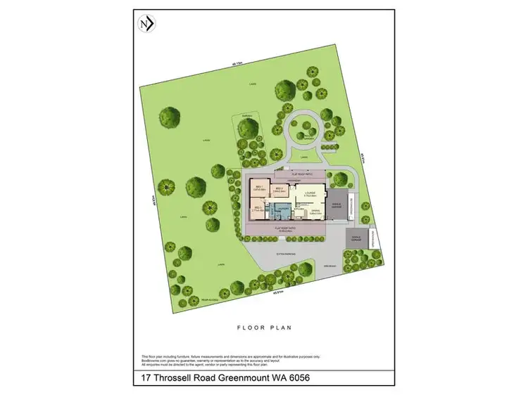 Floorplan of Homely house listing, 17 Throssell Road, Greenmount WA 6056