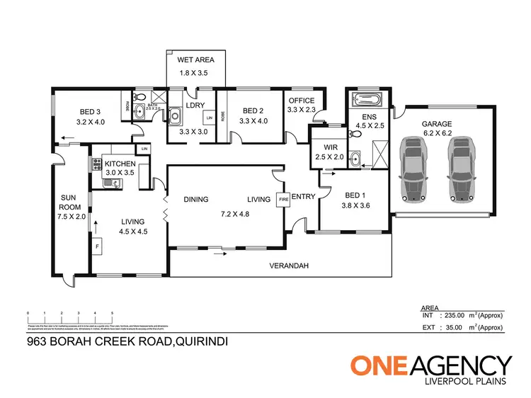 Floorplan of Homely house listing, 963 Borah Creek Road, Quirindi NSW 2343
