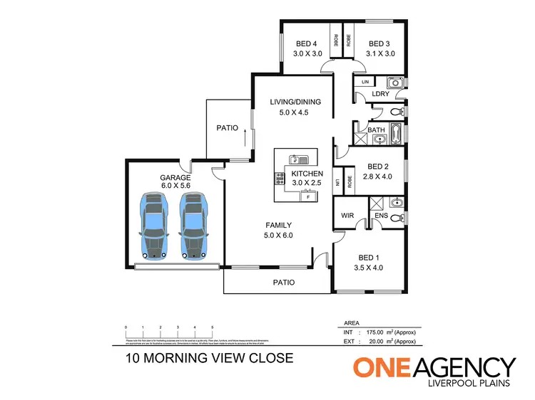 Floorplan of Homely house listing, 10 Morning View Close, Quirindi NSW 2343