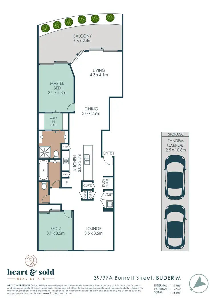 Floorplan of Homely unit listing, 39/97 Burnett Street, Buderim QLD 4556
