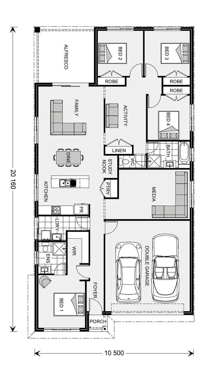 Floorplan of Homely house listing, 41 Albert Street, Mildura VIC 3500