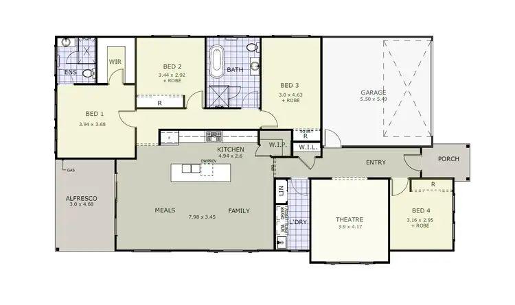 Floorplan of Homely house listing, 60 Sebastian Ave, Rosemeadow NSW 2560