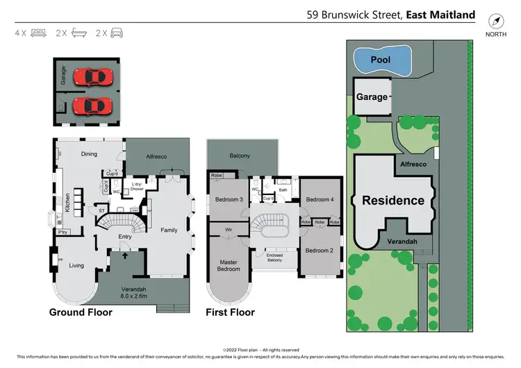 Floorplan of Homely house listing, 59 Brunswick Street, East Maitland NSW 2323