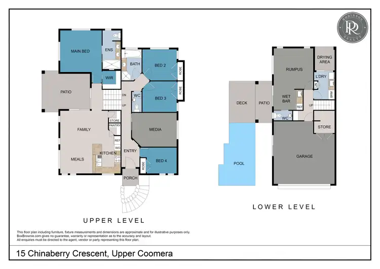 Floorplan of Homely house listing, 15 Chinaberry Crescent, Upper Coomera QLD 4209