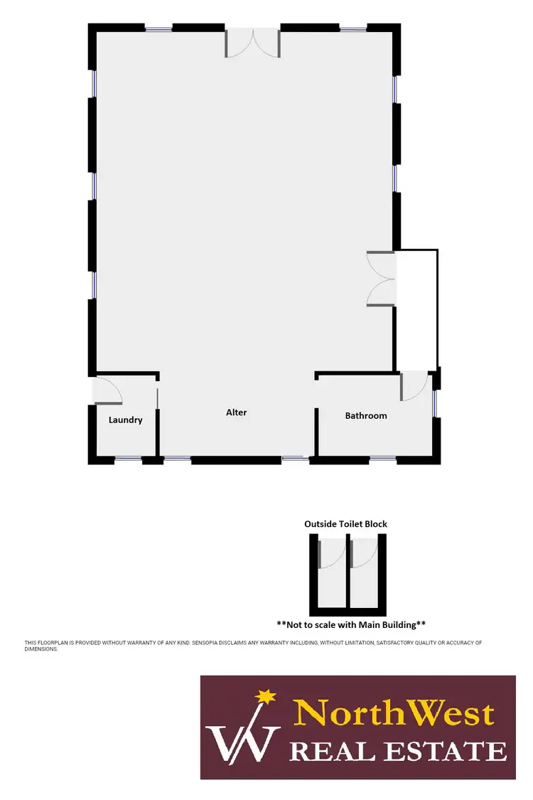 Floorplan of Homely studio listing, 23 Sands Avenue, Jeparit VIC 3423