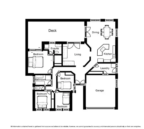 Floorplan of Homely house listing, 5 Whitney Place, Orange NSW 2800