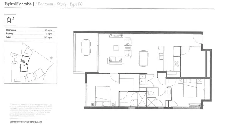 Floorplan of Homely apartment listing, 53/93 Sheehan Avenue, Hope Island QLD 4212