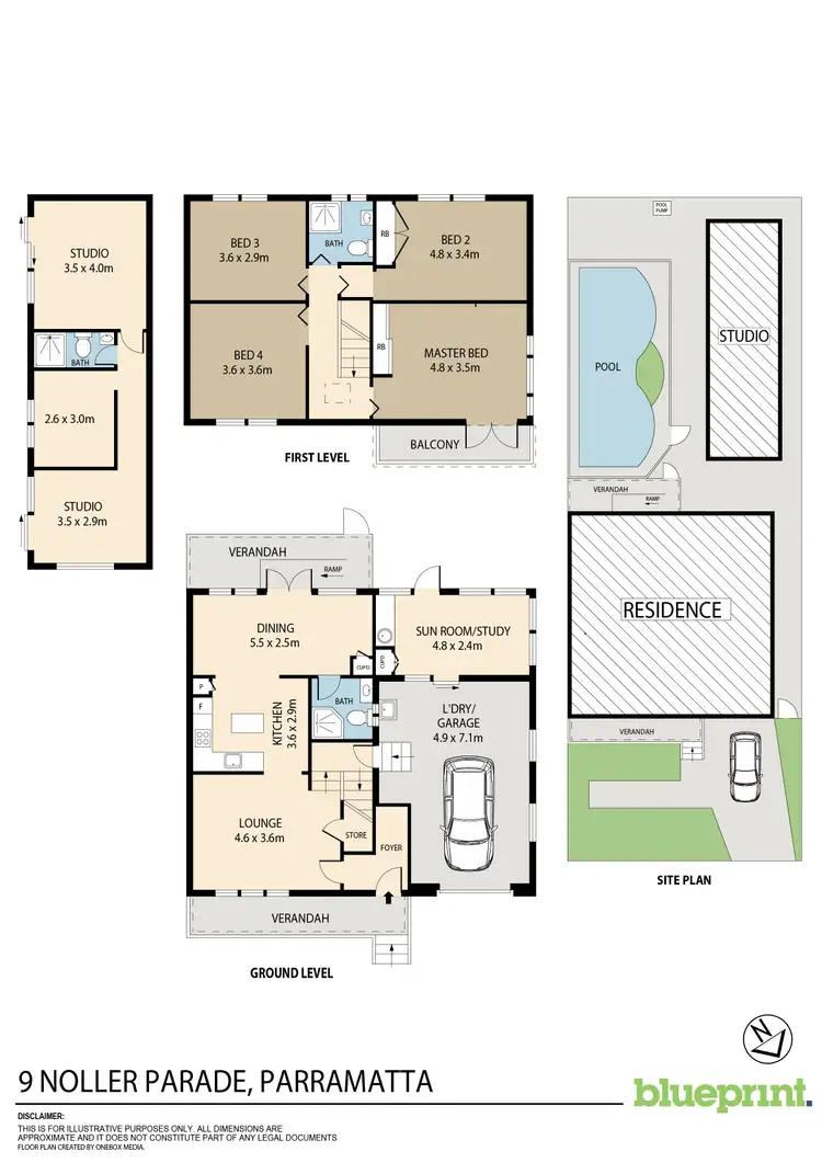 Floorplan of Homely house listing, 9 Noller Parade, Parramatta NSW 2150