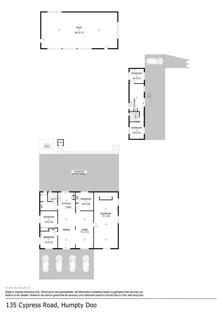 Floorplan of Homely house listing, 135 Cypress Road, Humpty Doo NT 836