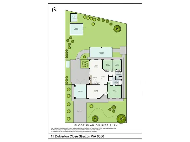 Floorplan of Homely house listing, 11 Dulverton Close, Stratton WA 6056