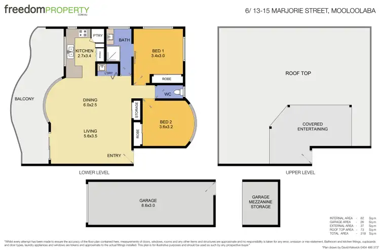 Floorplan of Homely unit listing, 6/13-15 Marjorie Street, Mooloolaba QLD 4557