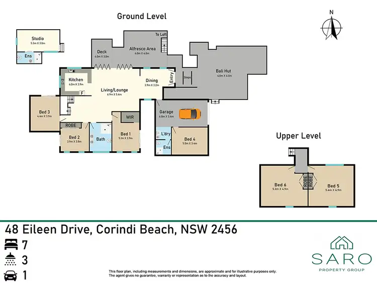Floorplan of Homely house listing, 48 Eileen Drive, Corindi Beach NSW 2456