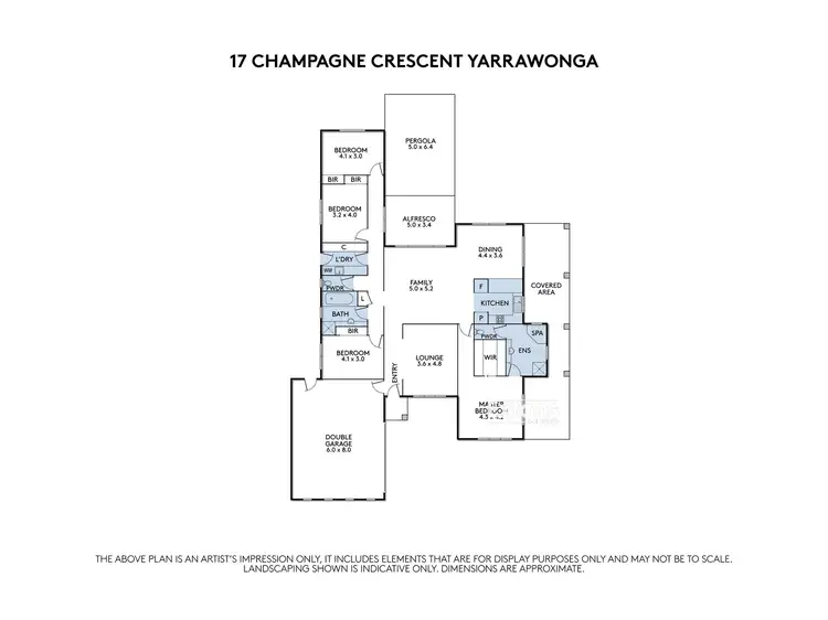 Floorplan of Homely house listing, 17 Champagne Crescent, Yarrawonga VIC 3730