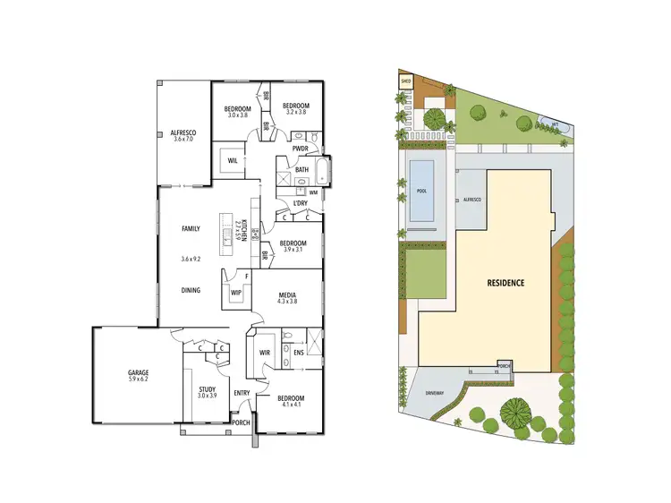 Floorplan of Homely house listing, 62 Cambridge Drive, Mansfield VIC 3722
