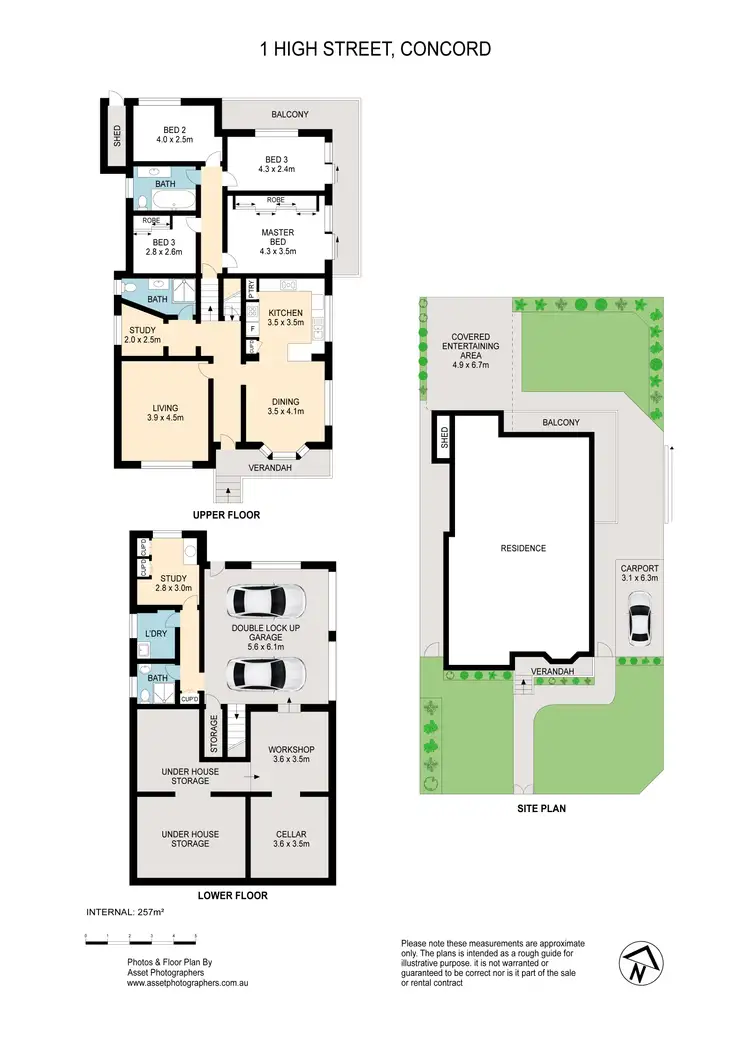 Floorplan of Homely house listing, 1 High Street, Concord NSW 2137
