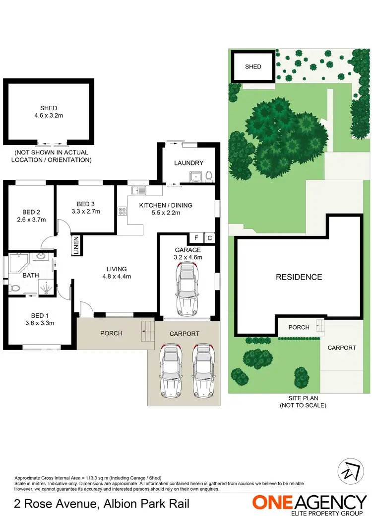 Floorplan of Homely house listing, 2 Rose Avenue, Albion Park Rail NSW 2527