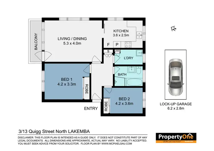 Floorplan of Homely apartment listing, 3/13 Quigg Street North, Lakemba NSW 2195