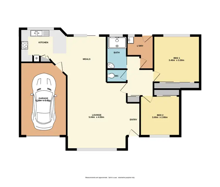Floorplan of Homely unit listing, 7/851 Tenbrink Street, Glenroy NSW 2640
