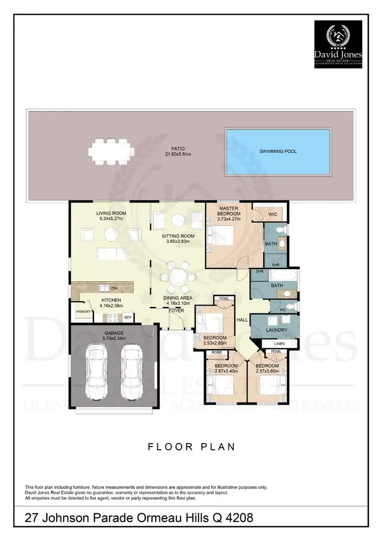 Floorplan of Homely house listing, 27 Johnson Parade, Ormeau Hills QLD 4208