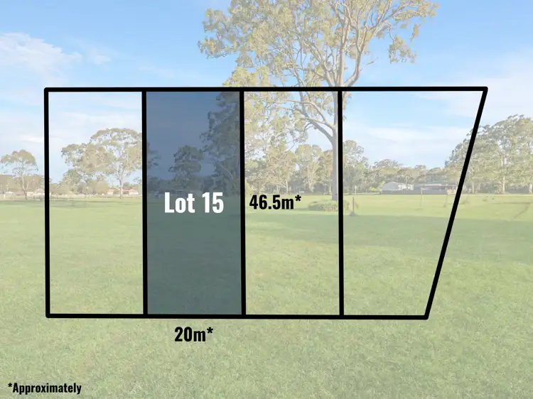 Floorplan of Homely land listing, Lot 15 Post Road, Cabarlah QLD 4352