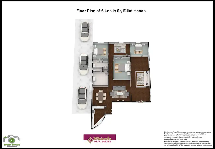 Floorplan of Homely house listing, 6 Leslie Street, Elliott Heads QLD 4670