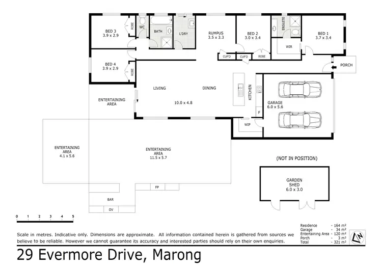 Floorplan of Homely house listing, 29 Evermore Drive, Marong VIC 3515