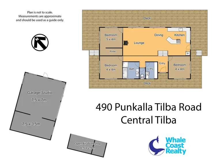 Floorplan of Homely house listing, 490 Punkalla Tilba Rd, Central Tilba NSW 2546