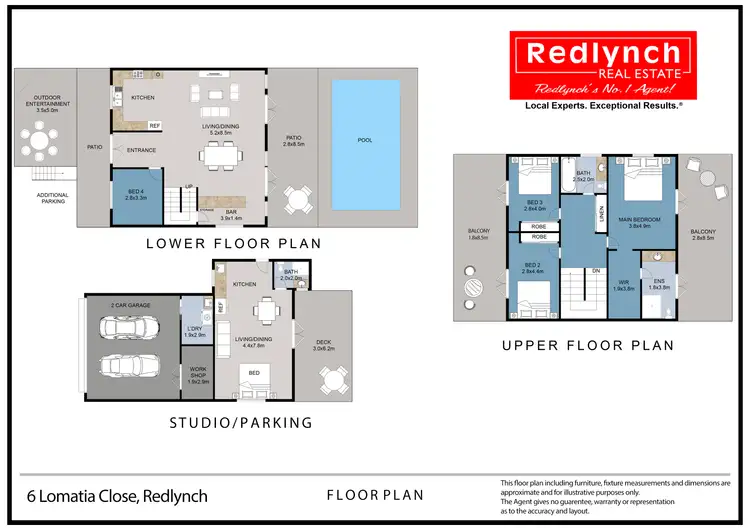 Floorplan of Homely house listing, 6 Lomatia Close, Redlynch QLD 4870