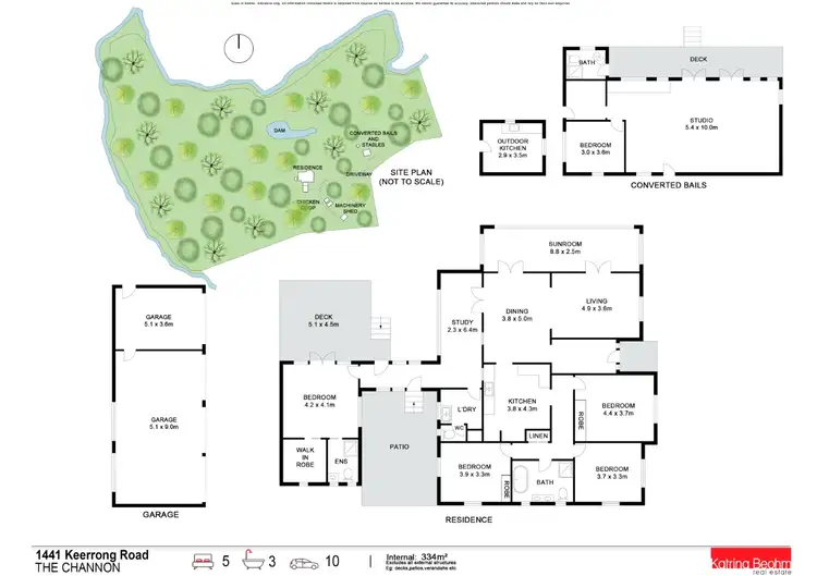 Floorplan of Homely rural property listing, 1441 Keerrong Road, The Channon NSW 2480